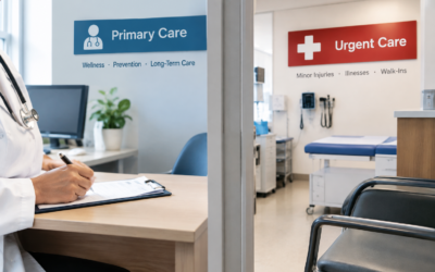 Primary Care or Urgent Care? How to Know Where to Go When You’re Sick